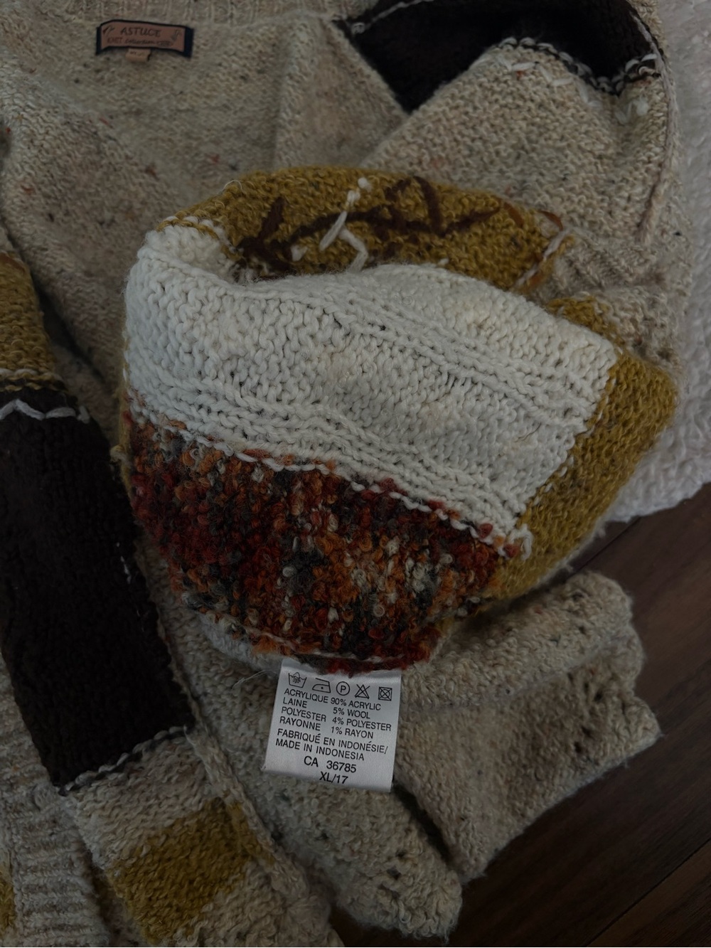 🤎VINTAGE PATCHWORK CARDIGAN - Picture 6 of 6